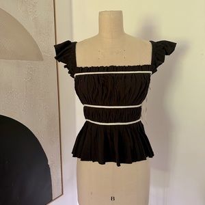 Free People Lace Up side top